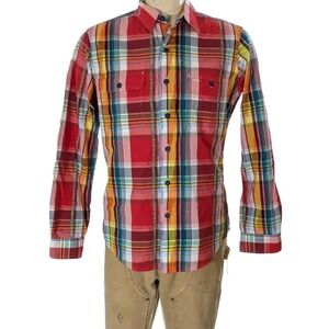 Polo Ralph Lauren Run Climb Jump Plaid Shirt Sz L Classic Fit NWT $168